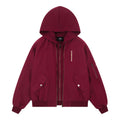 Layered-Look Hooded Jacket