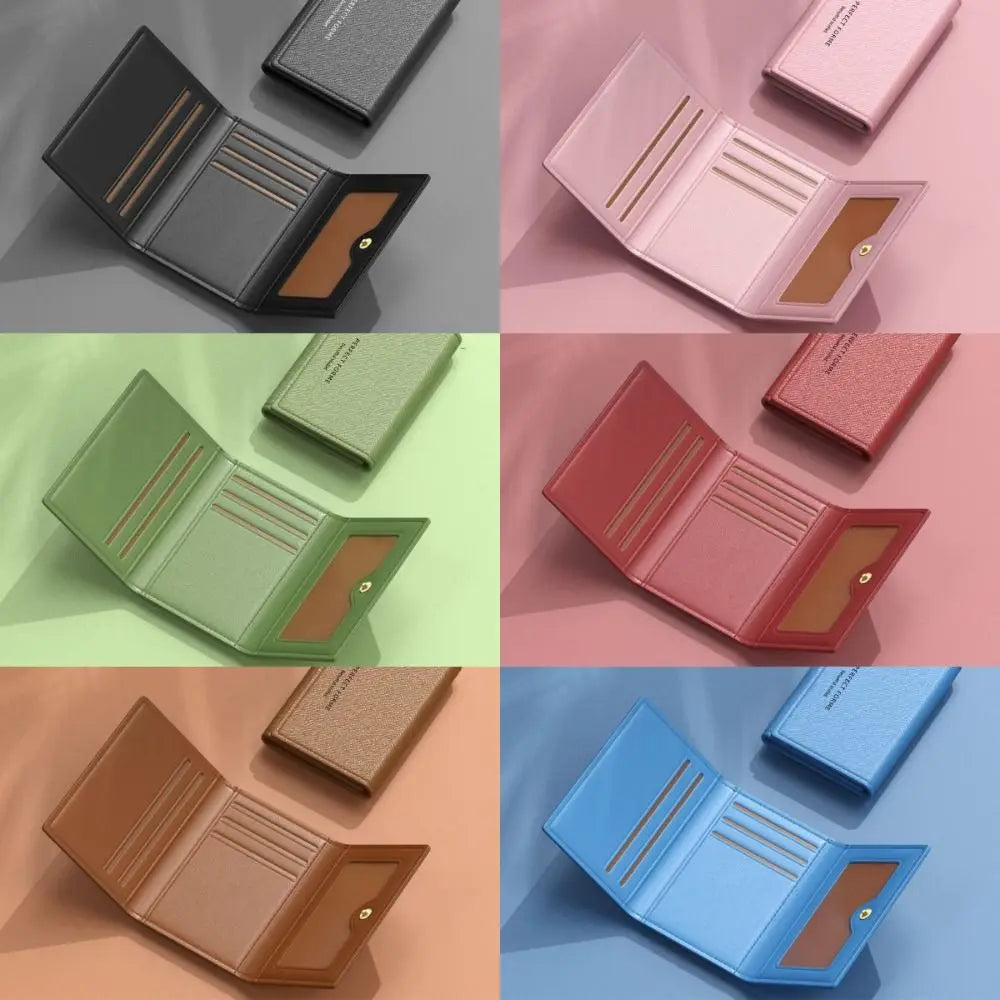 Large-Capacity Leather Multi-Card Wallet