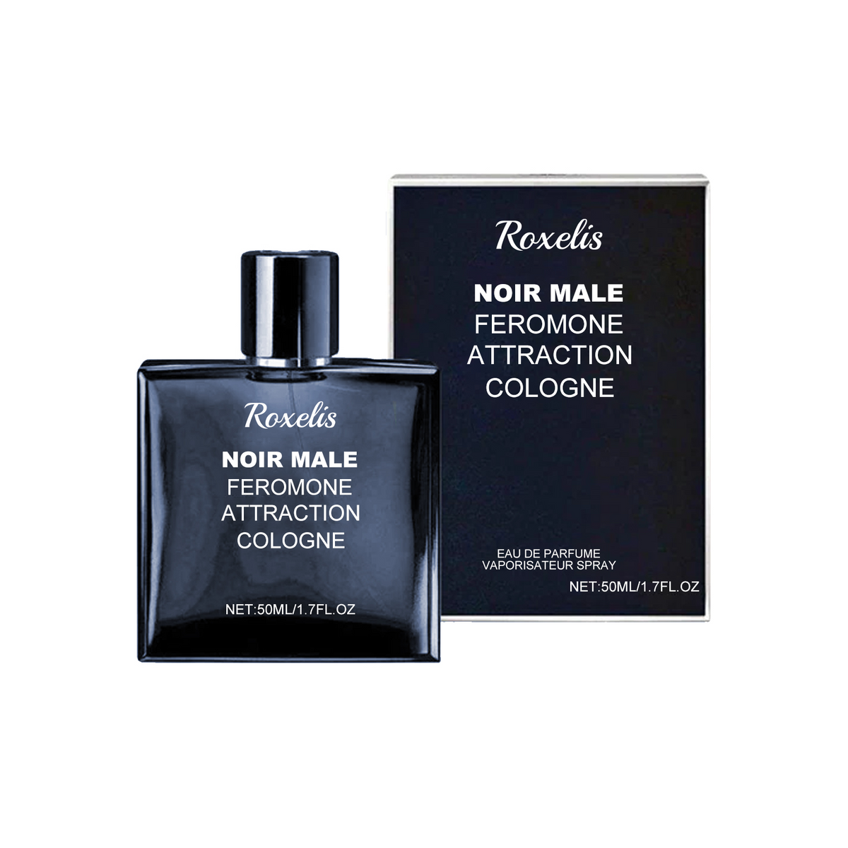 Noir Male Feromone Attraction Cologne, Fragrance Refreshing Mild Not Pungent Lasting Fragrance Release Charm Date Atmosphere Perfume