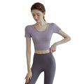 Short sleeved set professional Pilates exercise running training fitness suit