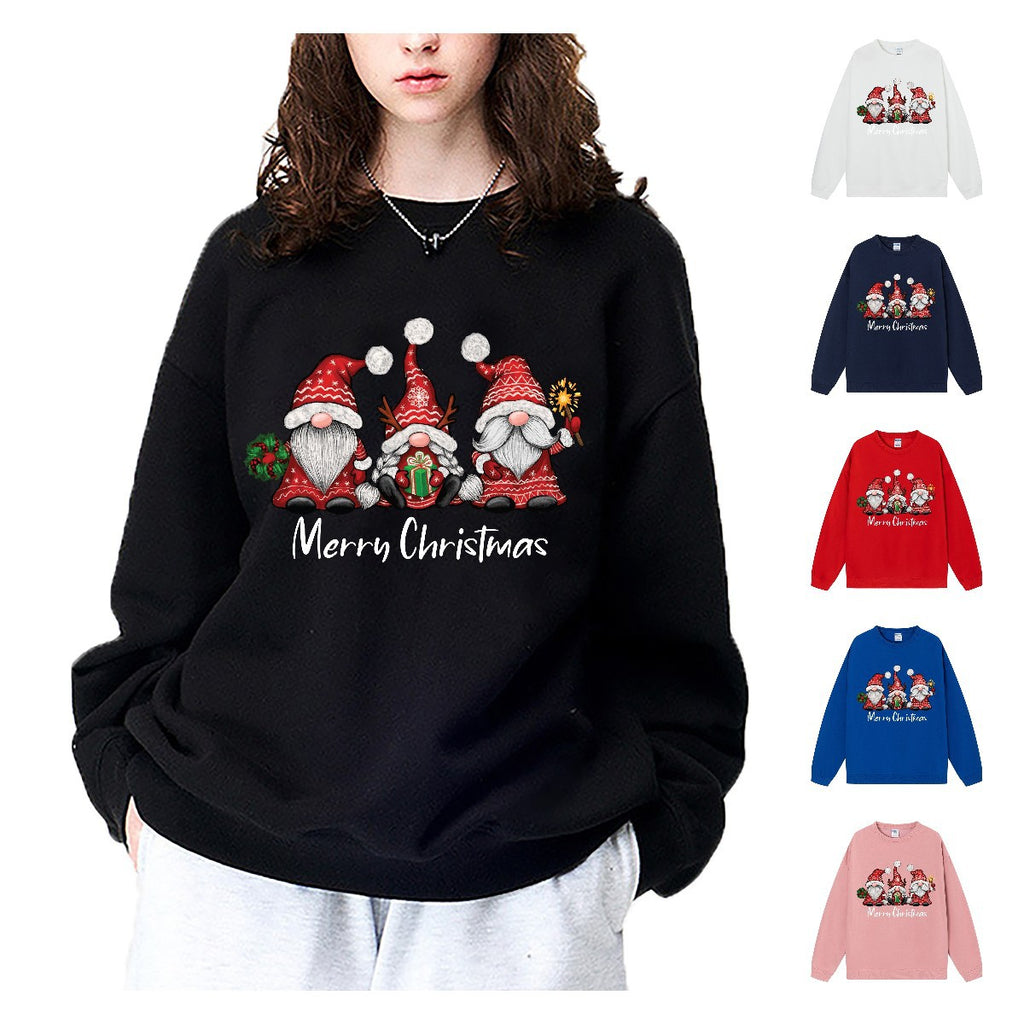 Women's Christmas Print Pullover Sweatshirt
