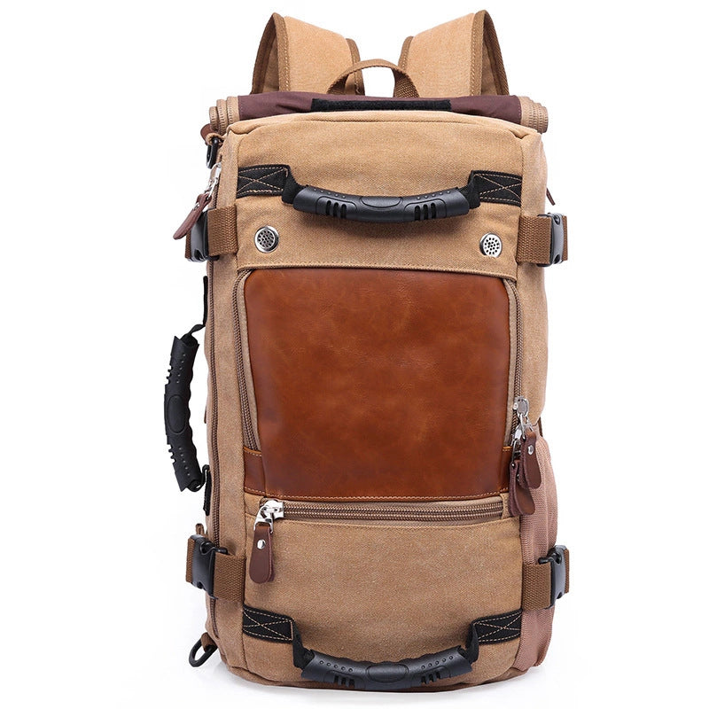 36–55L Retro Canvas Travel & Computer Backpack
