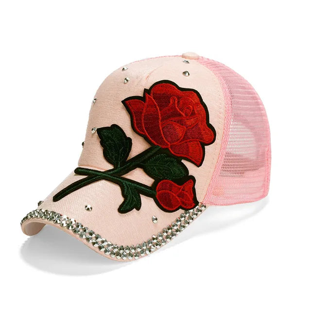 Rose-Style Casual Snapback Baseball Cap