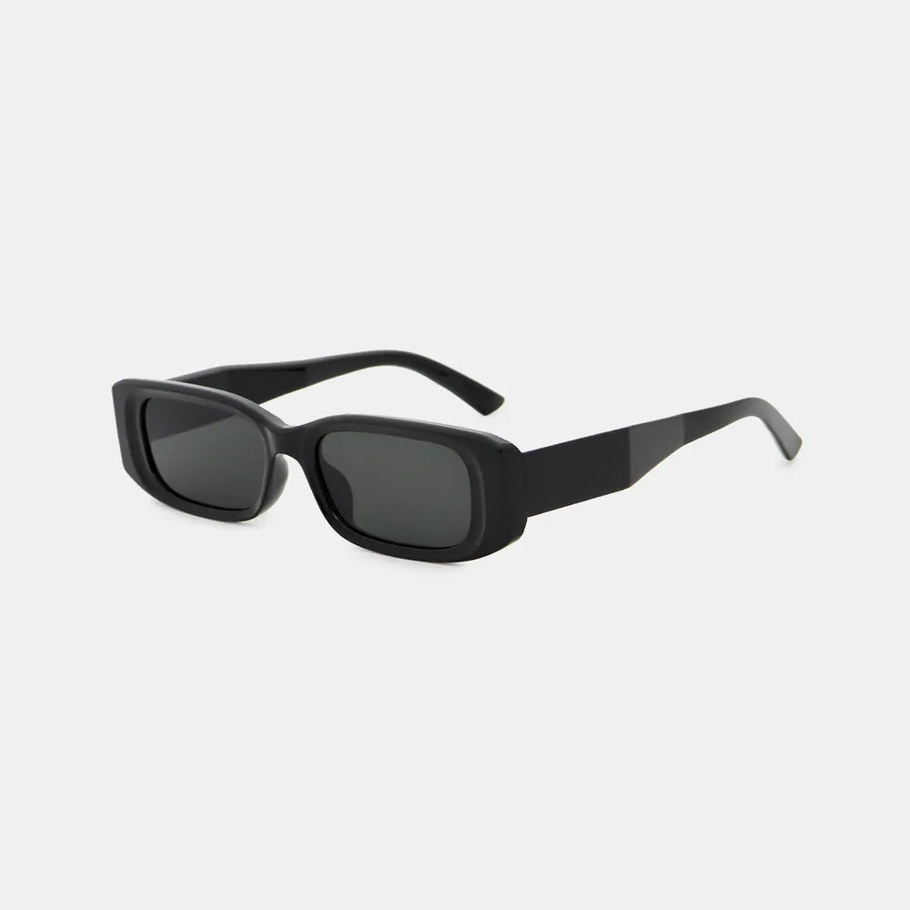 Trendsi polycarbonate frame rectangle sunglasses with dark lenses, lightweight and stylish for casual wear.
