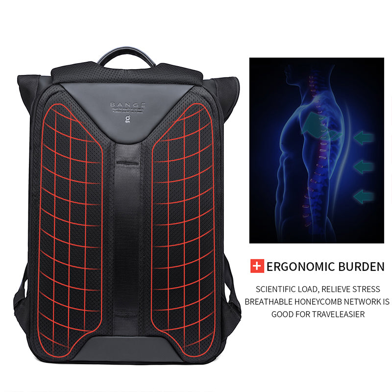 BANGE 36–55L Business Travel Computer Backpack