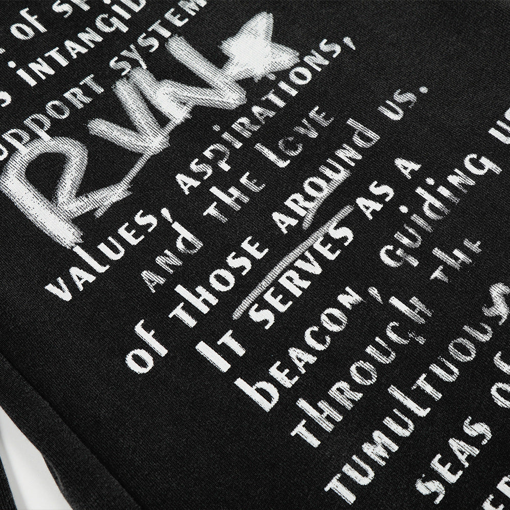 Men's Letter-Print Pocket Sweatpants