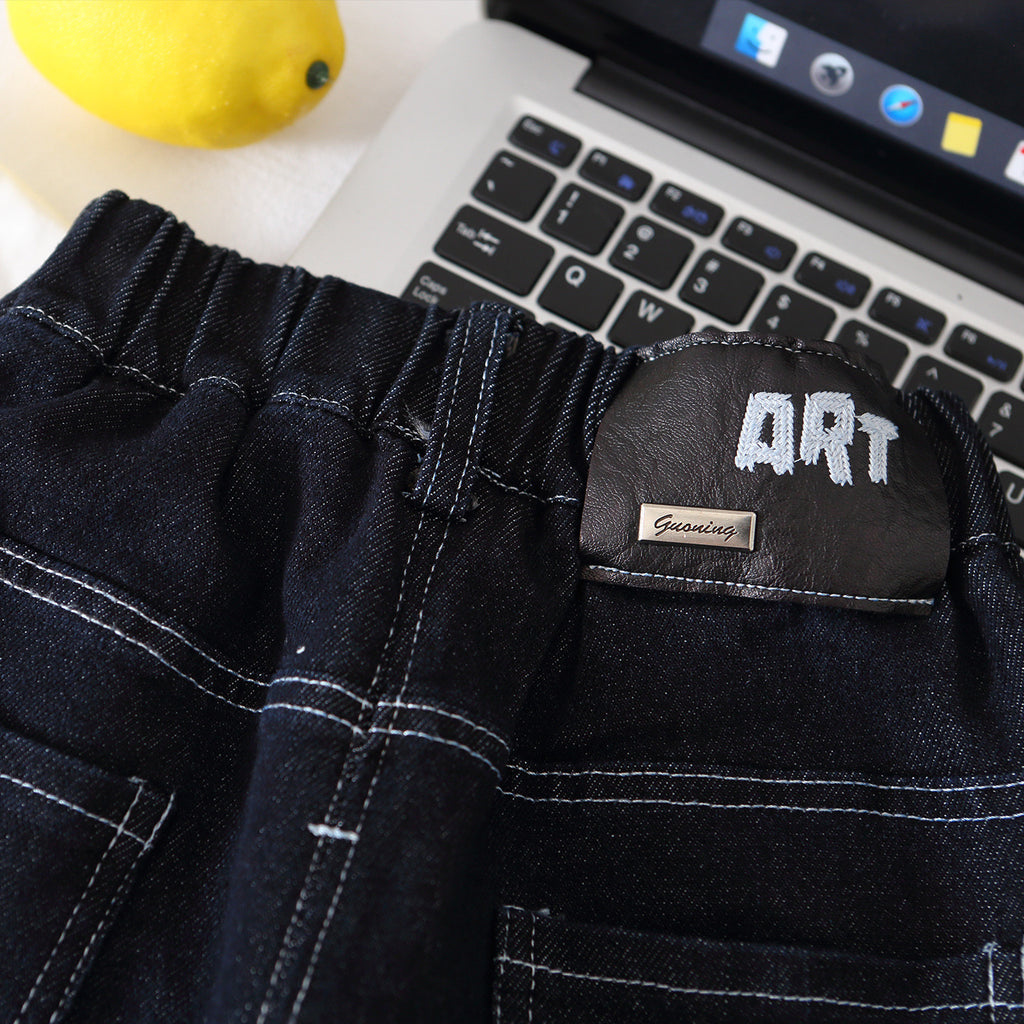 Cargo Denim Loose Pants for Boys