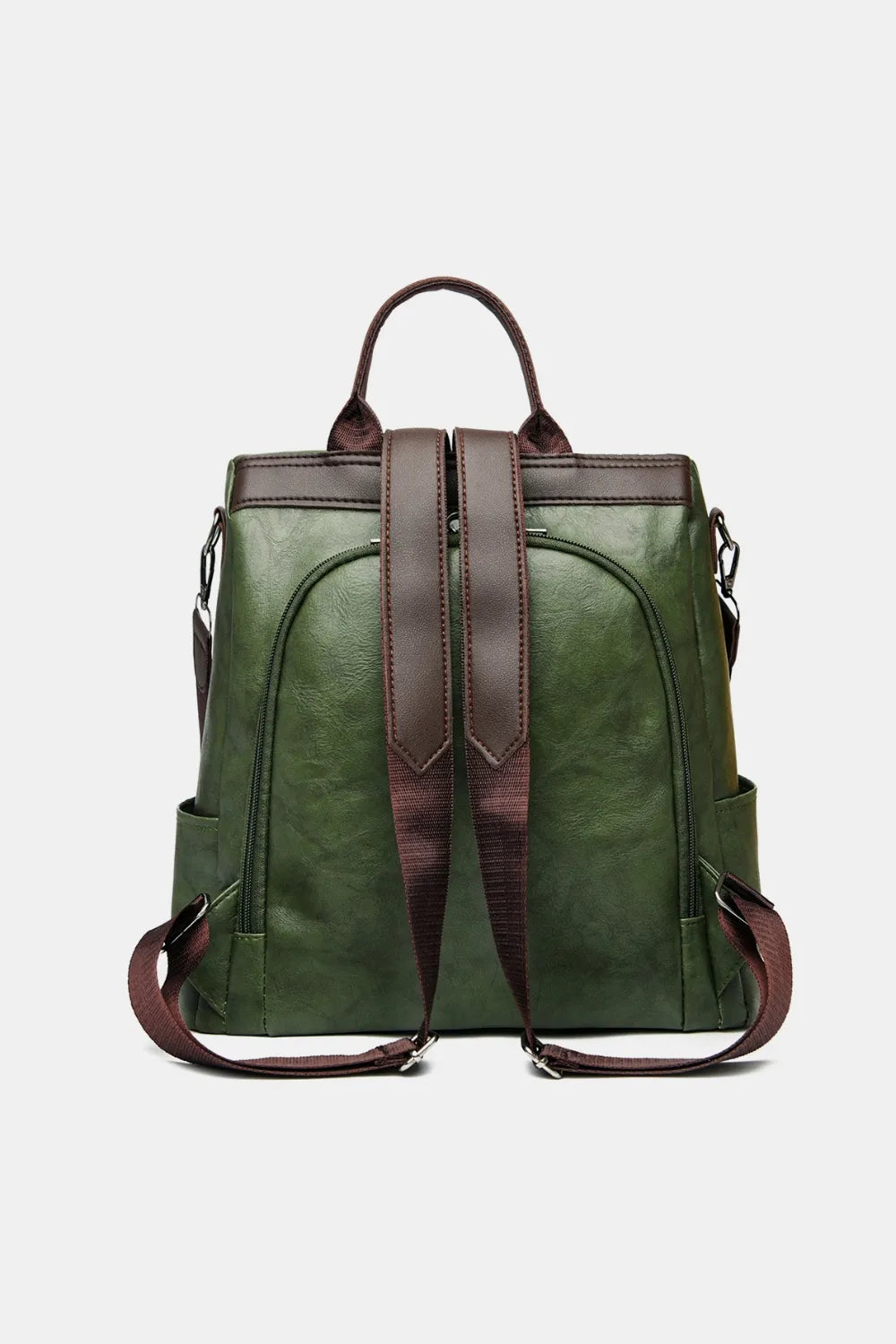 PU Leather Travel Backpack
