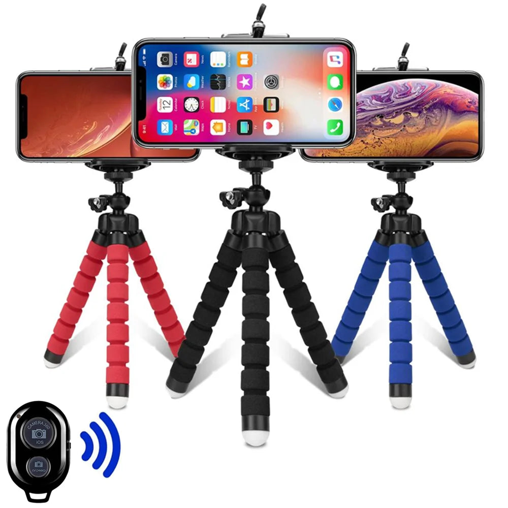 Flexible Mini Phone Tripod with Remote Options