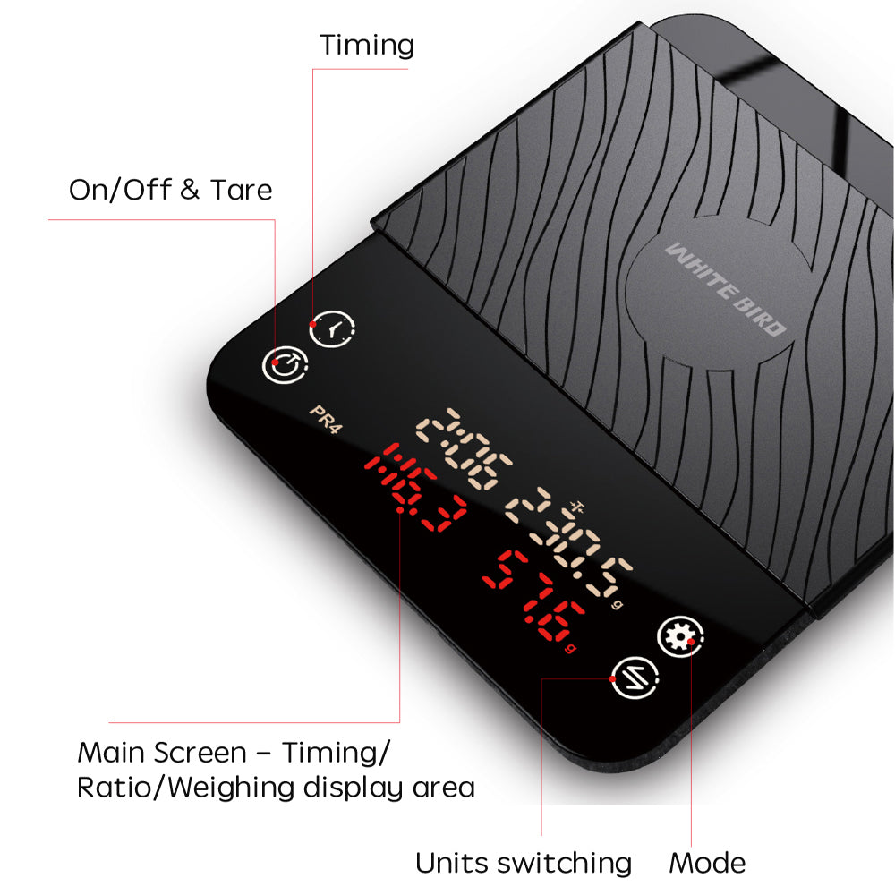 Digital Coffee Scale with Countdown Timer