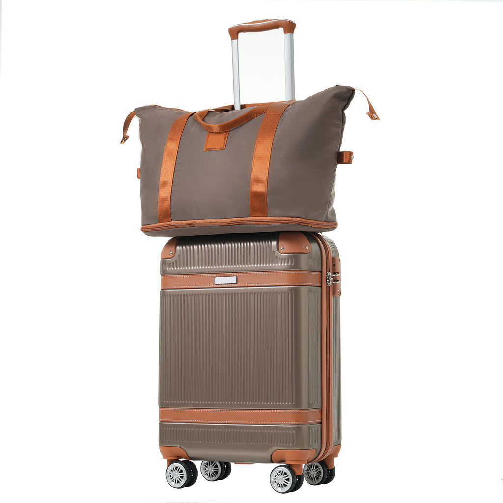 3-Piece Hardshell Spinner Luggage Set with TSA Lock – Copper