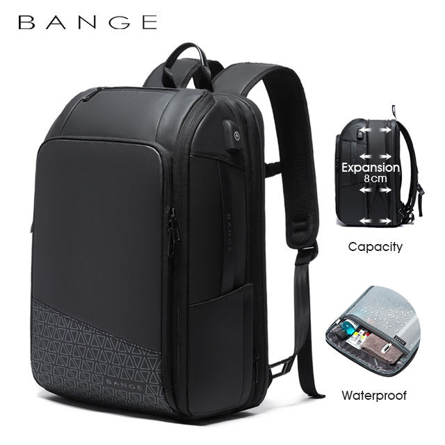 Men's 36–55L USB Business Computer Backpack
