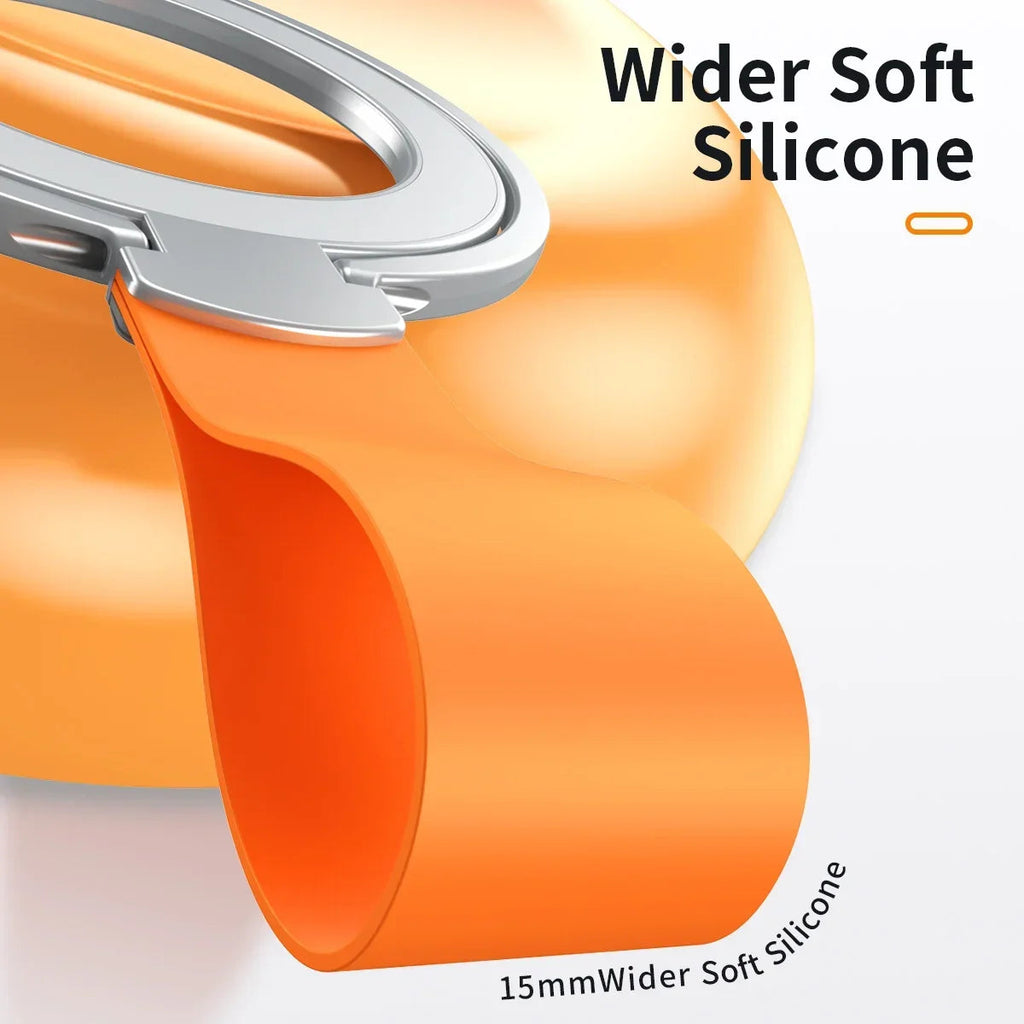 Magnetic Cell Phone Ring Holder for MagSafe Magnet Stand with Strap for IPhone 13 14 15 Samsung Mac Safe Removable Grip Bracket eprolo
