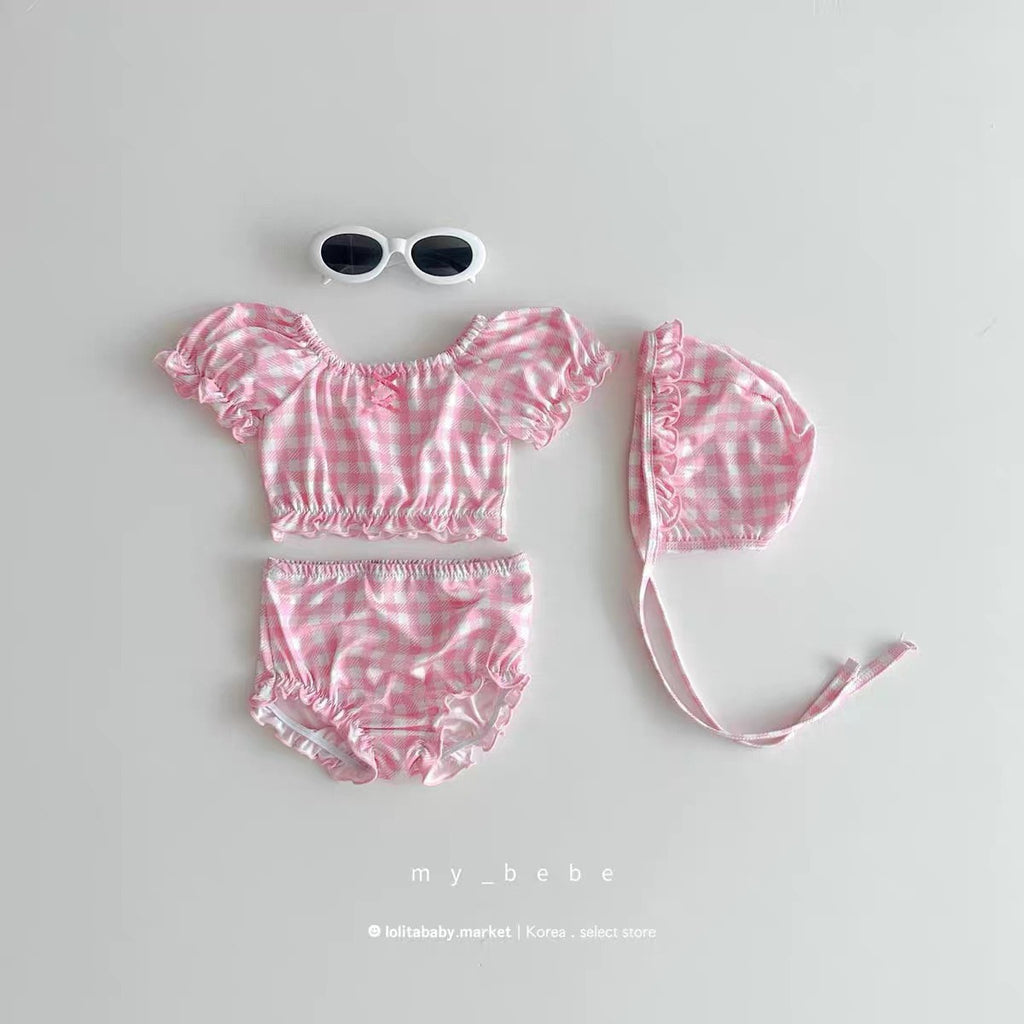 Toddler Short-Sleeve Two-Piece Swim Set