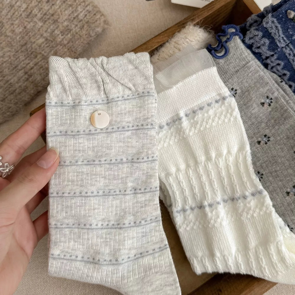 Cotton knit socks, view 10