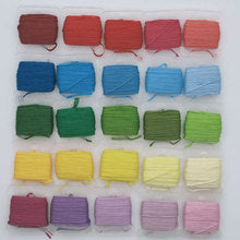 25-Color Silk Embroidery Thread Set