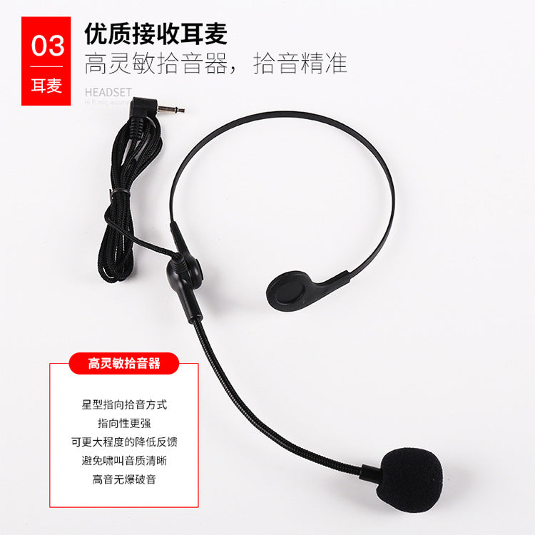 Wired Neckband Headset Microphone