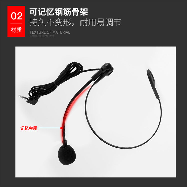 Wired Neckband Headset Microphone