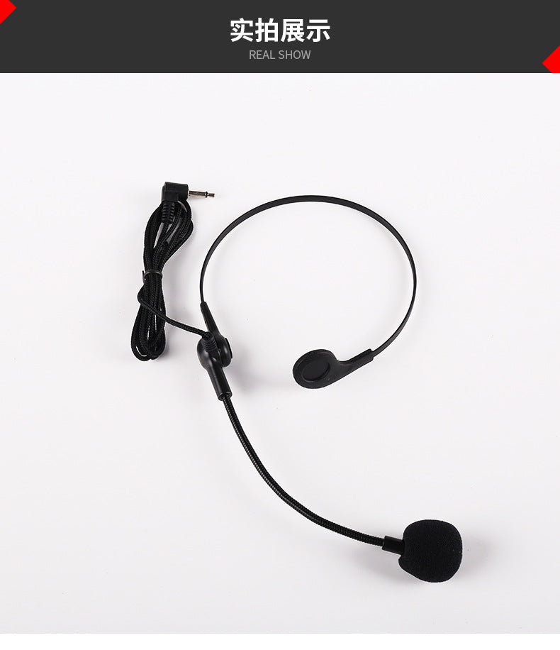 Wired Neckband Headset Microphone