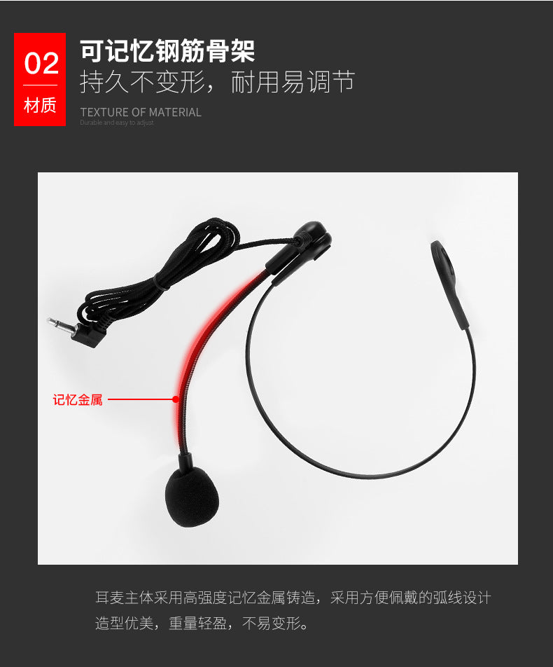Wired Neckband Headset Microphone