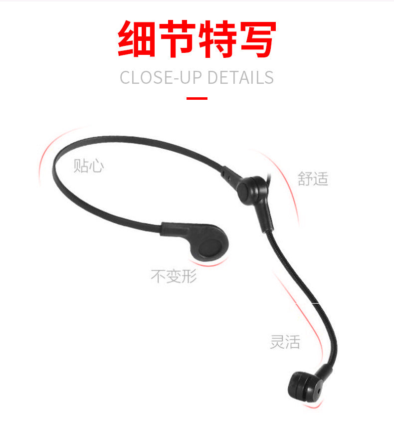 Wired Neckband Headset Microphone