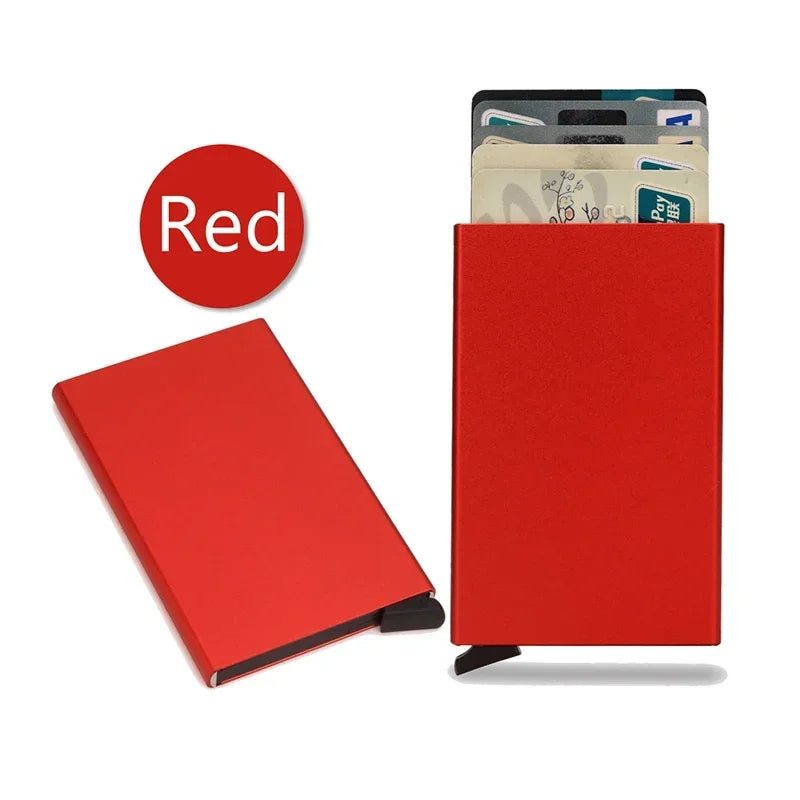 RFID Pop-Up Metal Card Holder Wallet