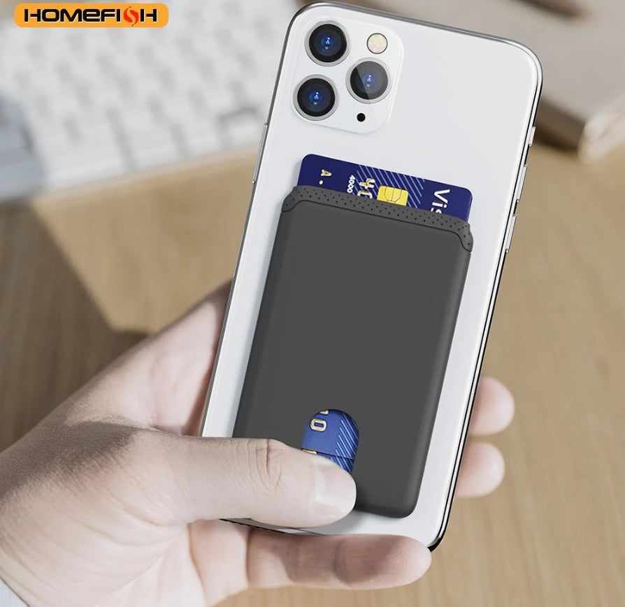 Adhesive Silicone Phone Card Holder