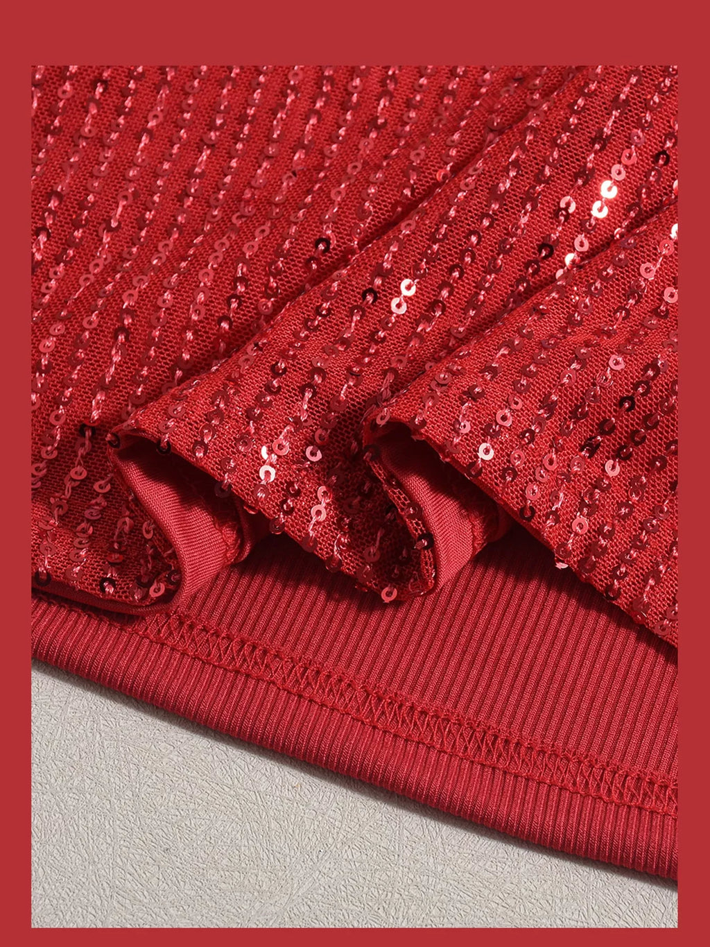 Sequin round neck tank top by Trendsi featuring sparkling sequins and a classic round neckline, styled for a trendy look.