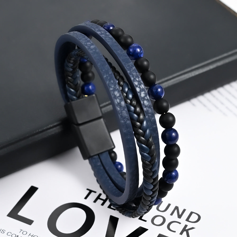 Multi b-layered woven bracelet  belts Generic