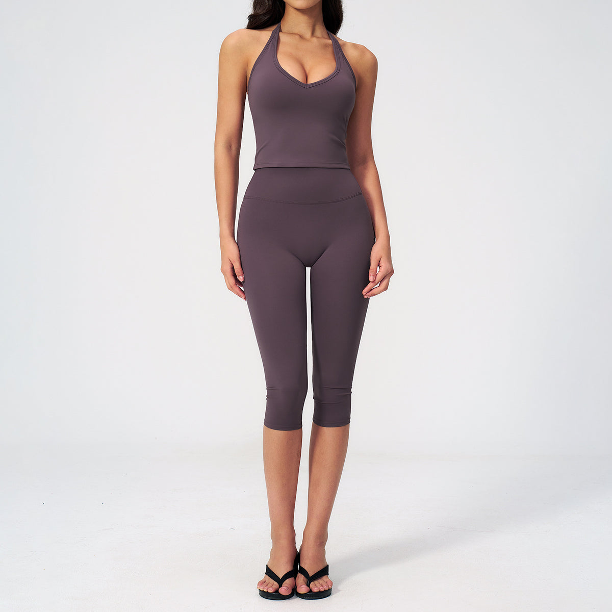 Women's Sleeveless Vest & Mid-Length Shorts Set