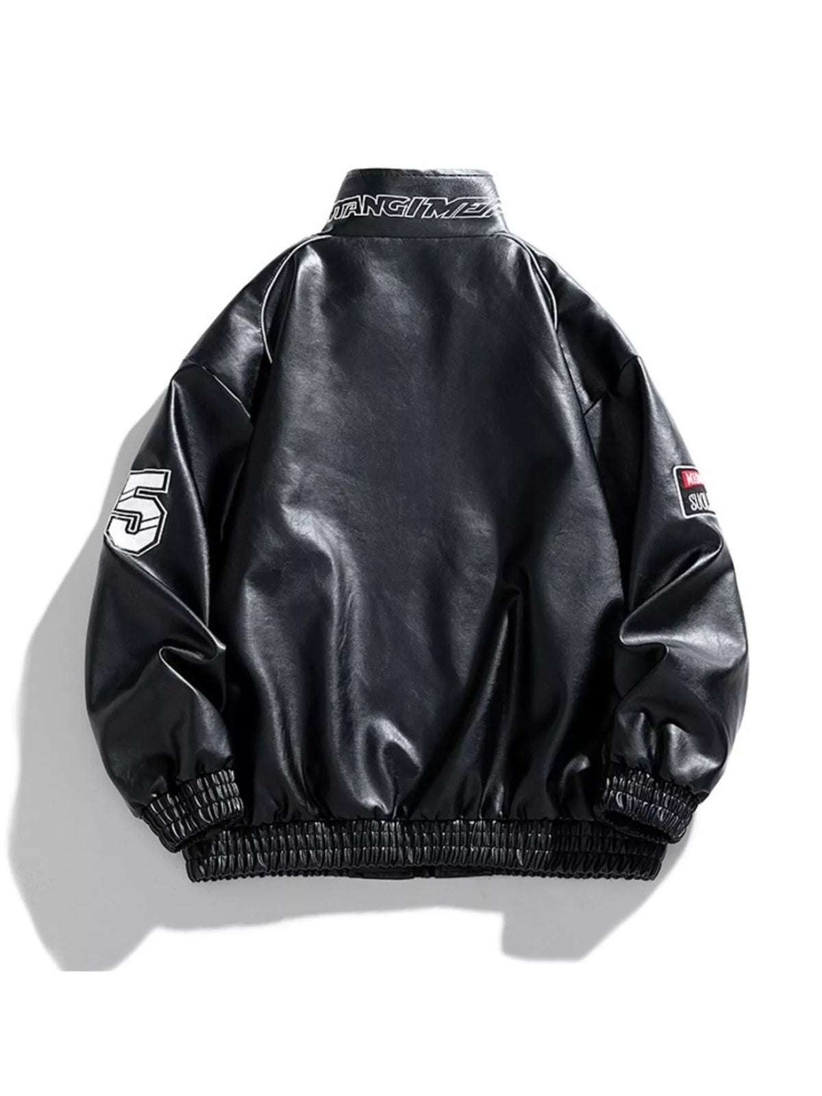 Men's plus size zip-up jacket with pockets, view 4
