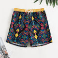 Women's Printed Mid-Length Swim Shorts