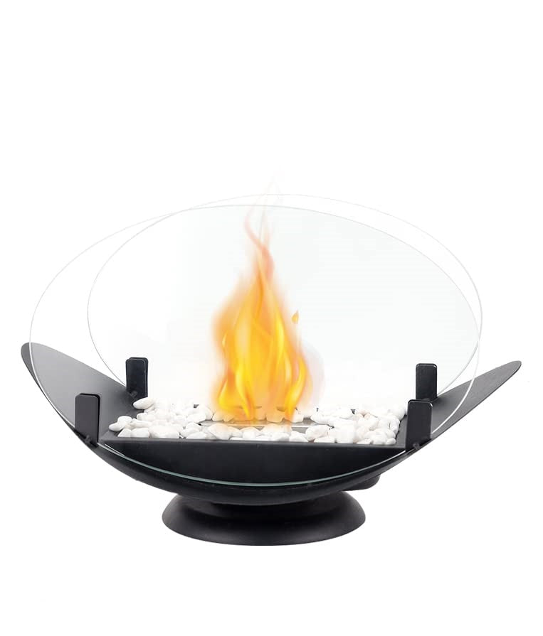 Portable tabletop alcohol fireplace