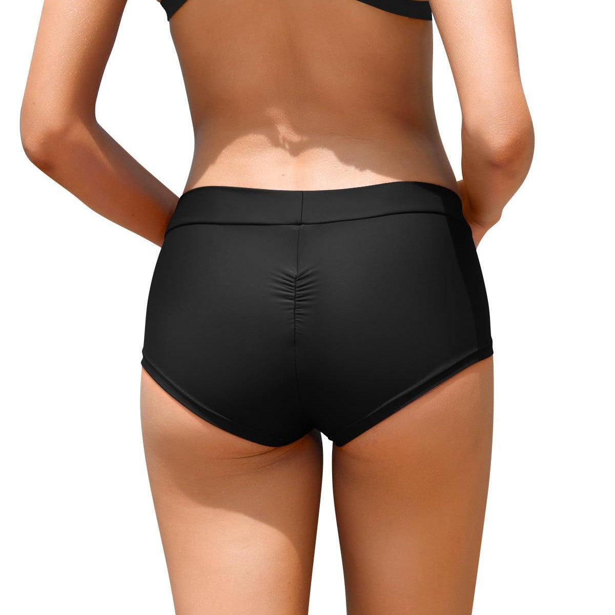 Women's Solid Brief Swim Shorts