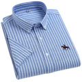 Men's Cotton Oxford Short-Sleeve Shirt