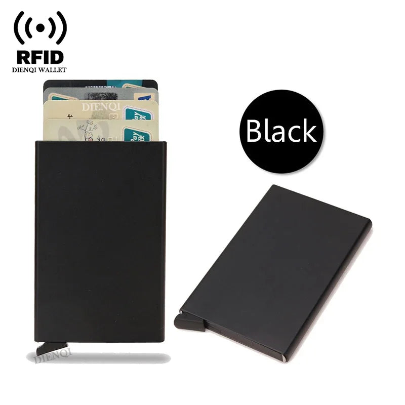RFID Pop-Up Metal Card Holder Wallet