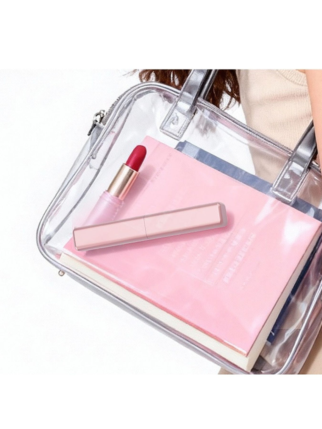 Trendsi portable straightening comb with ceramic plates and digital temperature control for sleek, straight hair styling.