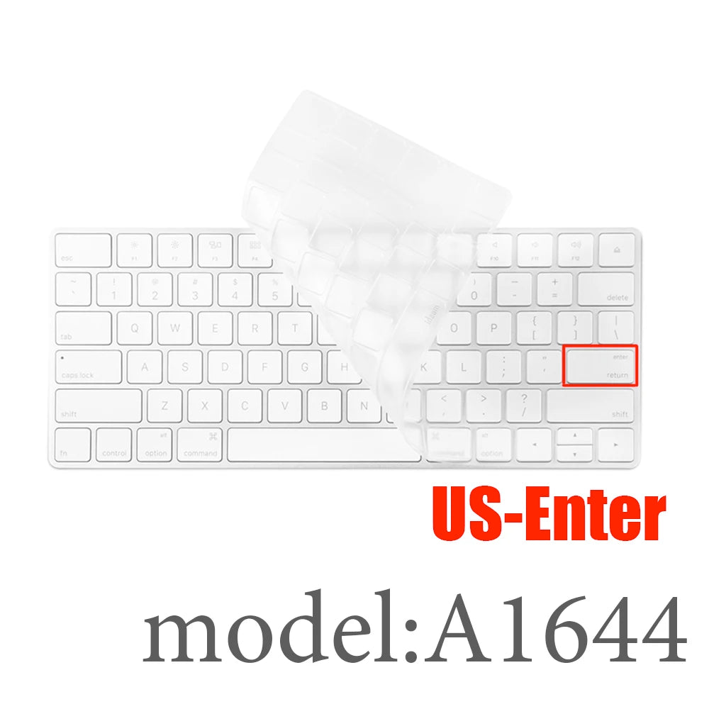 Silicone Keyboard Cover for Apple Wireless Keyboards