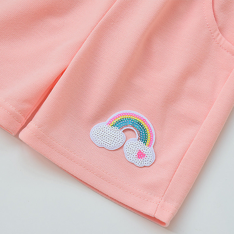Girls' Cotton Capri Sport Pants