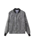 Autumn Faux Leather Bomber Jackets for Women Zipper Cropped Coat Woman Long Sleeve Streetwear Y2K Women's Jacket