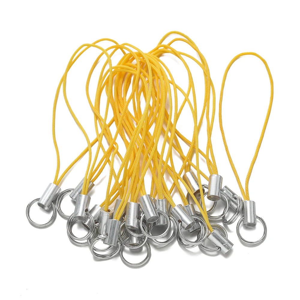 Polyester Lanyard Cords with Double Jump Rings – 20/50 Pack