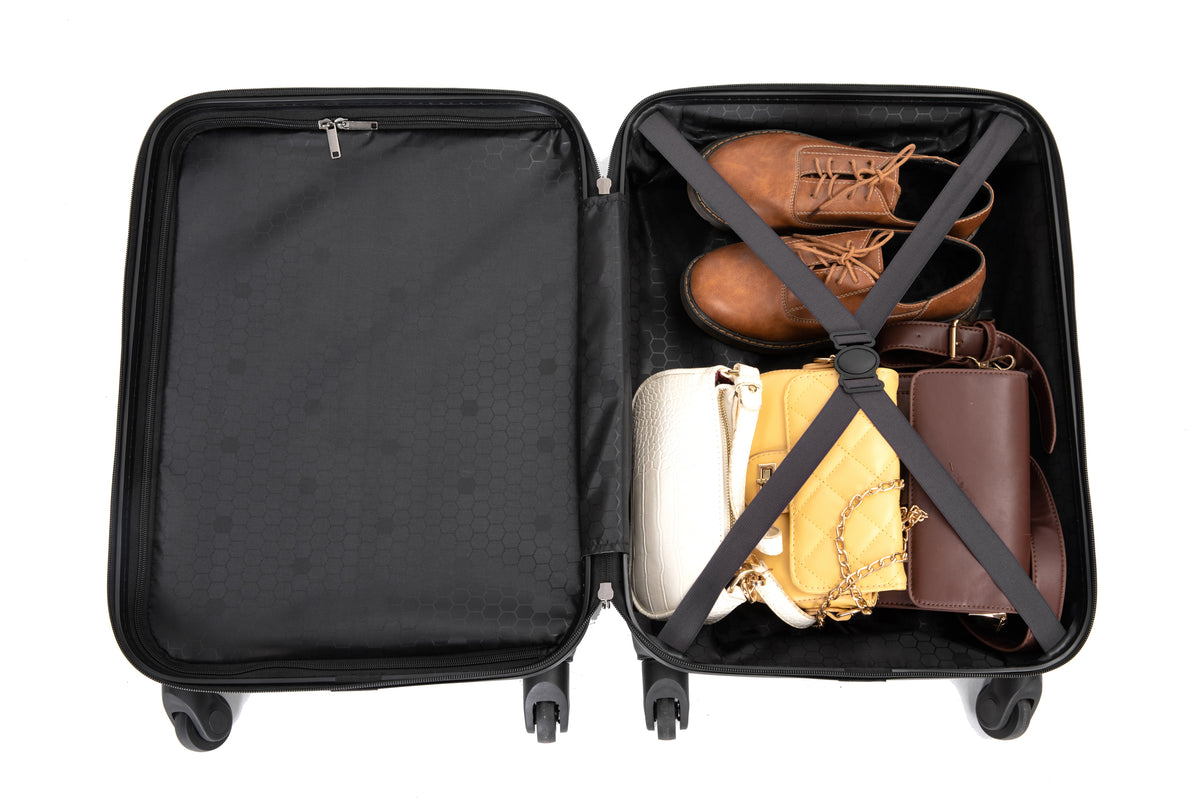 20-Inch Lightweight Hardside Carry-On Spinner – Black