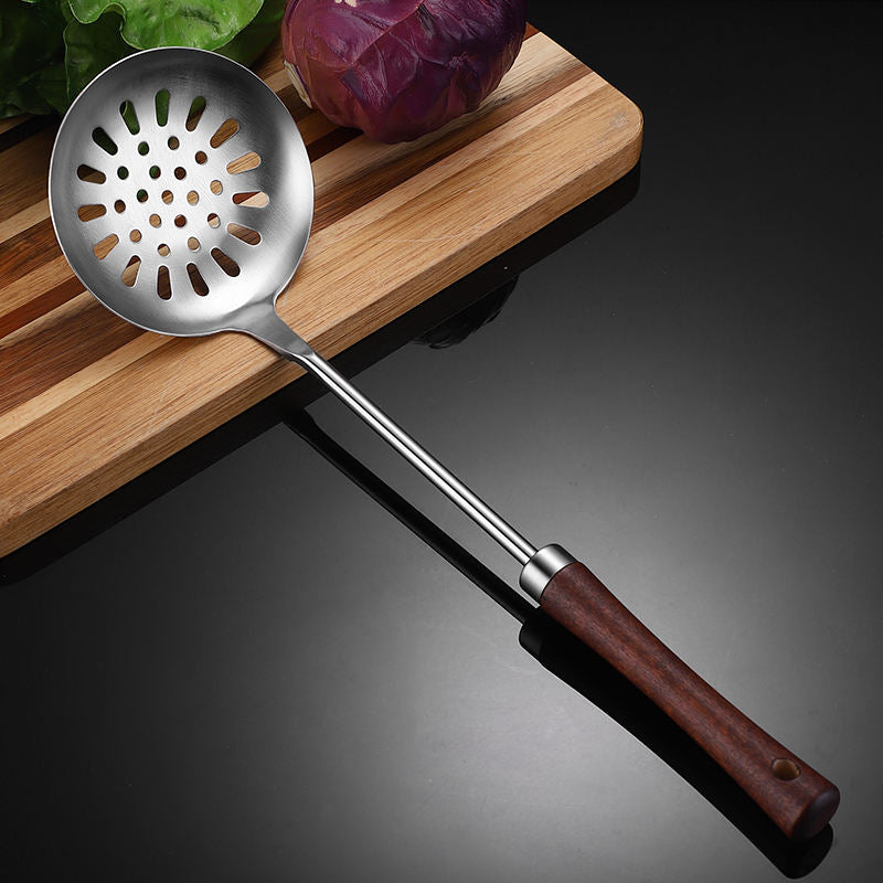 304 Stainless Steel Kitchen Utensils with Wooden Handles