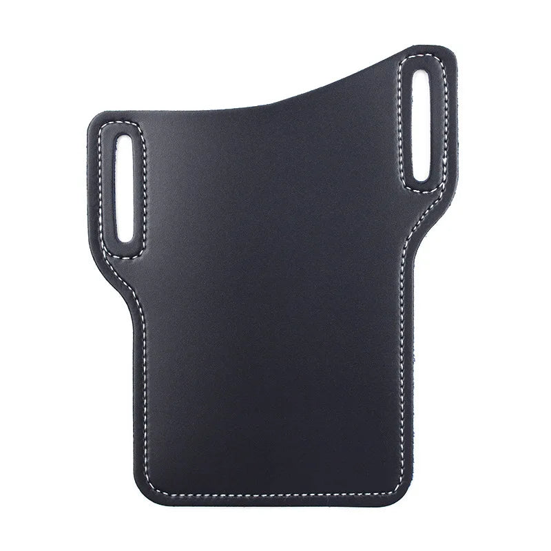 Men's Leather Belt Phone Holster Pouch