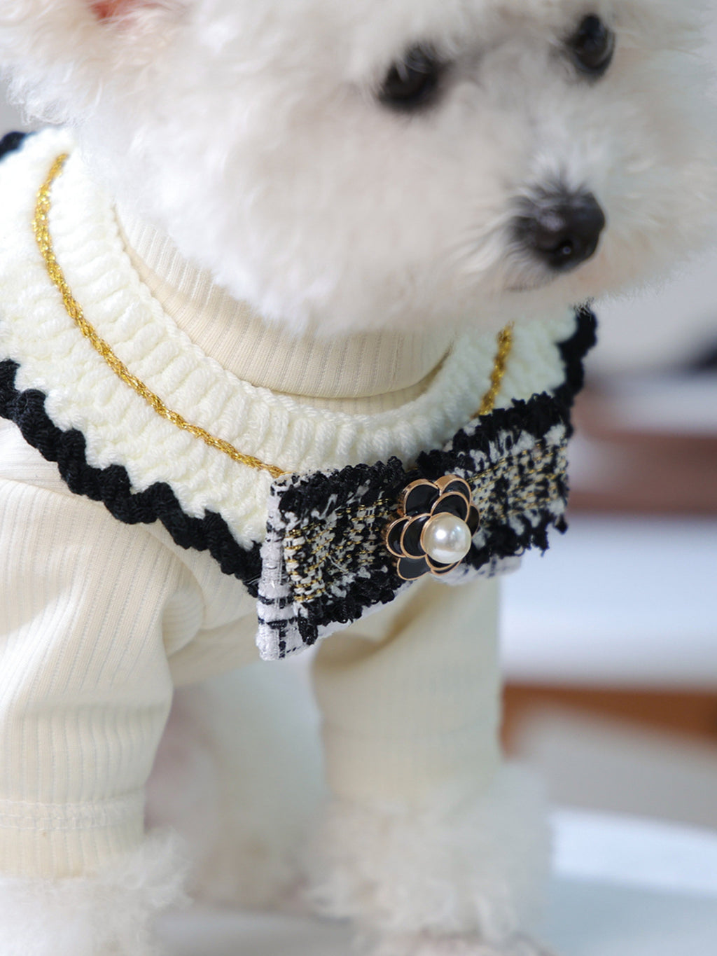 Contrast pet scarf by Trendsi featuring a stylish, colorful design suitable for small to medium dogs and cats.