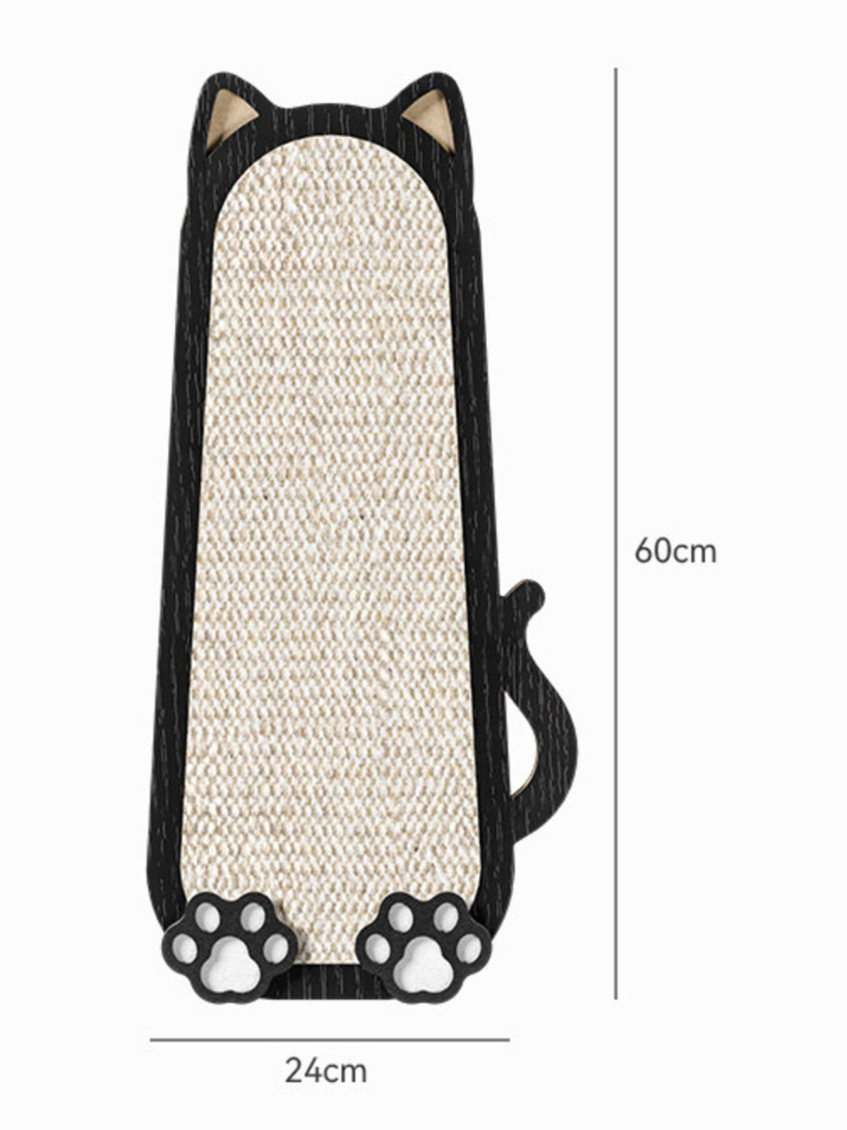 Cat-shaped scratching post from Trendsi, featuring a cozy design with sisal scratching surface and playful feline-themed structure.