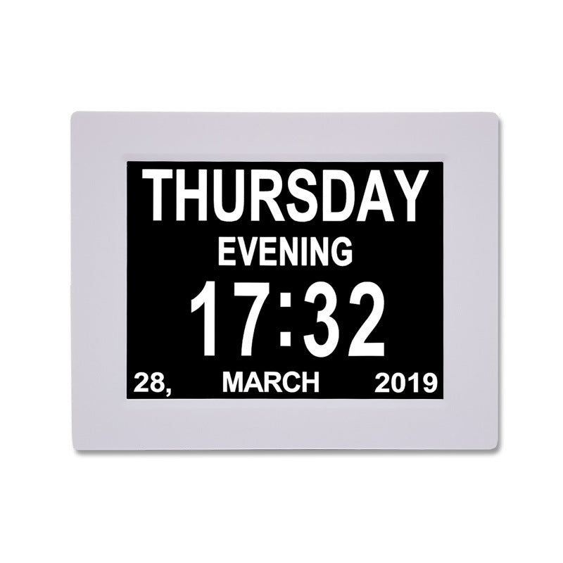 8-Inch Digital Calendar Clock & Photo Display