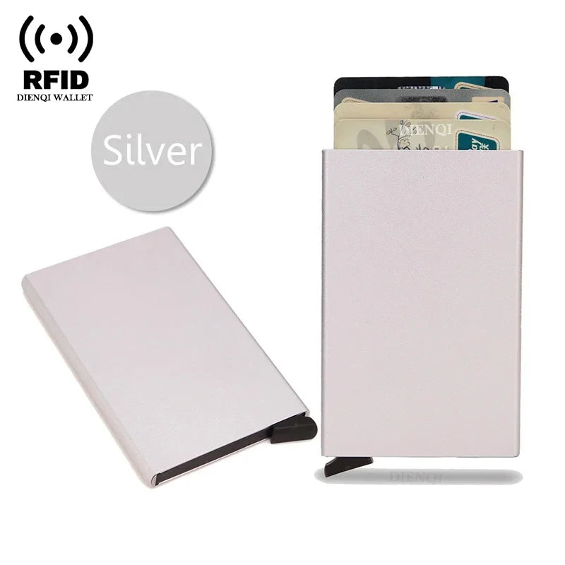 RFID Pop-Up Metal Card Holder Wallet