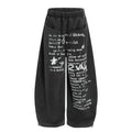 Men's Letter-Print Pocket Sweatpants