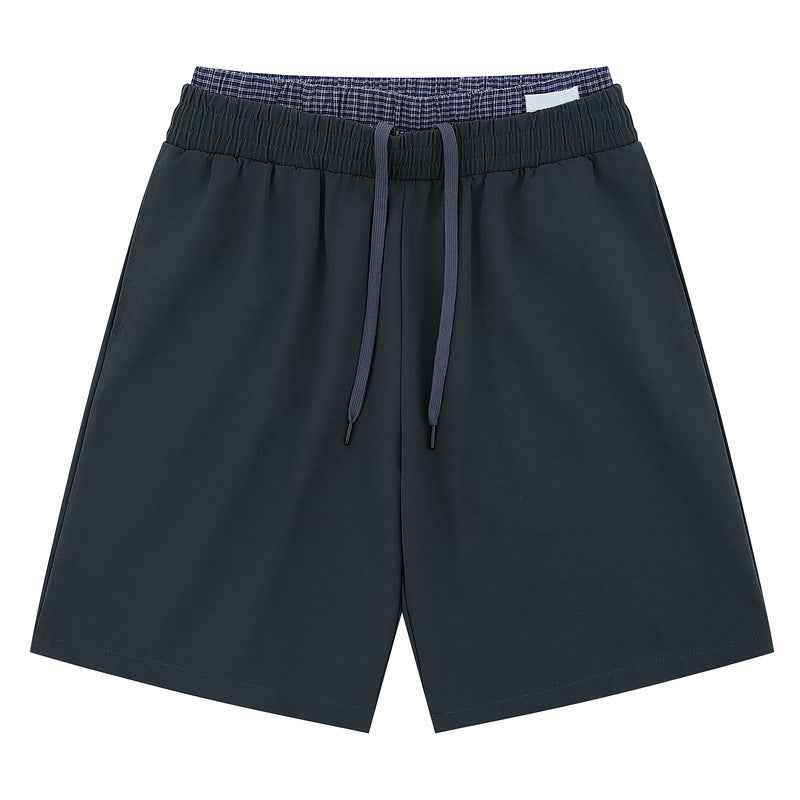 Men's Summer Thin Quick-Dry Sports Pants Straight Casual Five-Point Pants Large Trunks